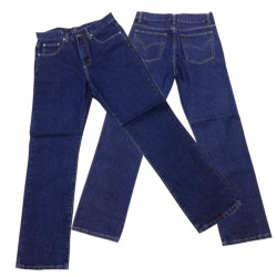 Pantalón en jean prelavado, múltiples tallas, producto nacional.