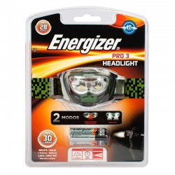 Linterna manos libres de 5 led para adaptar al casco, Energizer.