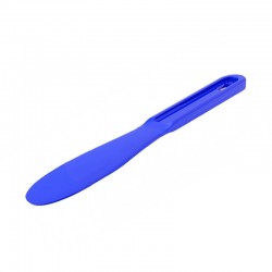 Espátula plástica para alginato-yeso azul.
