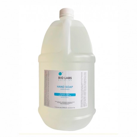 Jabón liquido anti bacterial, galón de 3785 ml, Invima. Producto nacional.