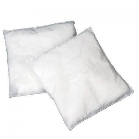 Almohada absorbente oleofilica (blanco), producto importado.