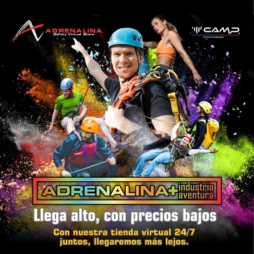 En Adrenalina Safety Virtual Store encontrará todo en equipos para trabajo seguro en alturas, espacios confinados y rescate de las marcas Camp Safety y Petzl entro otras a los mejores precios.